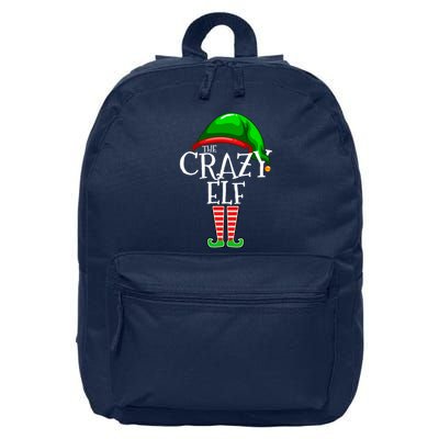 The Crazy Elf Family Matching Group Christmas Gift Funny 16 in Basic Backpack