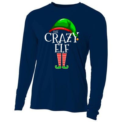 The Crazy Elf Family Matching Group Christmas Gift Funny Cooling Performance Long Sleeve Crew