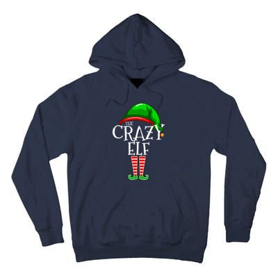 The Crazy Elf Family Matching Group Christmas Gift Funny Tall Hoodie