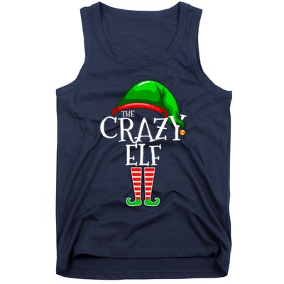The Crazy Elf Family Matching Group Christmas Gift Funny Tank Top
