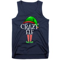 The Crazy Elf Family Matching Group Christmas Gift Funny Tank Top