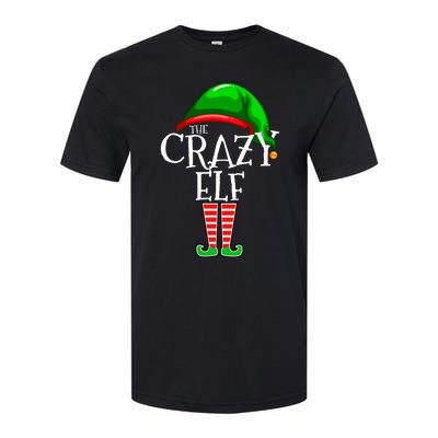 The Crazy Elf Family Matching Group Christmas Gift Funny Softstyle® CVC T-Shirt