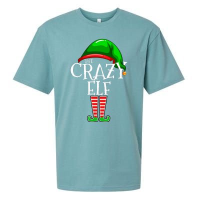 The Crazy Elf Family Matching Group Christmas Gift Funny Sueded Cloud Jersey T-Shirt