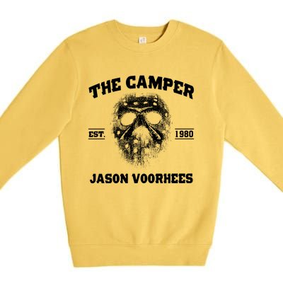 The Camper Est 1980 Jason Scary Horror Night Halloween Premium Crewneck Sweatshirt