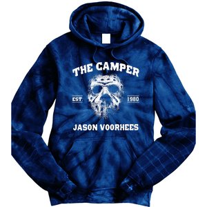 The Camper Est 1980 Jason Scary Horror Night Halloween Tie Dye Hoodie