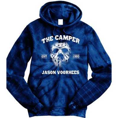 The Camper Est 1980 Jason Scary Horror Night Halloween Tie Dye Hoodie