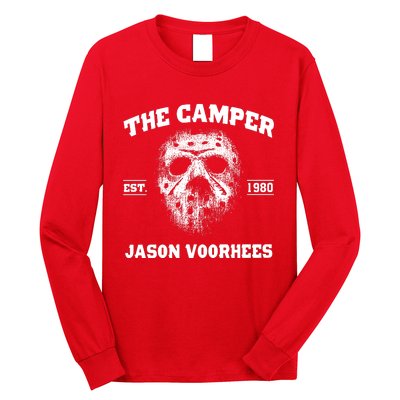 The Camper Est 1980 Jason Scary Horror Night Halloween Long Sleeve Shirt