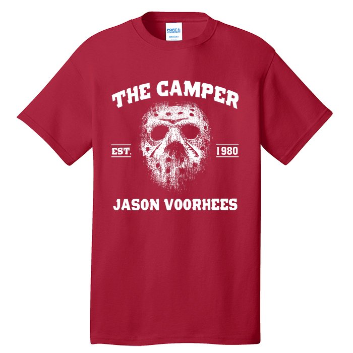 The Camper Est 1980 Jason Scary Horror Night Halloween Tall T-Shirt