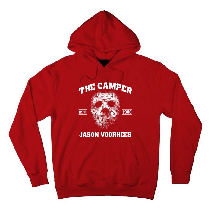 The Camper Est 1980 Jason Scary Horror Night Halloween Tall Hoodie