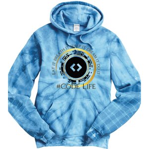 Tech Coder Eat It Breath It Sleep It Dream It Do It Tie Dye Hoodie