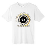 Tech Coder Eat It Breath It Sleep It Dream It Do It Tall Fusion ChromaSoft Performance T-Shirt