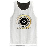 Tech Coder Eat It Breath It Sleep It Dream It Do It Mesh Reversible Basketball Jersey Tank