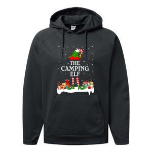 The Camping Elf Family Matching Group Gift Performance Fleece Hoodie