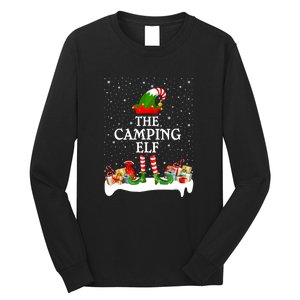 The Camping Elf Family Matching Group Gift Long Sleeve Shirt