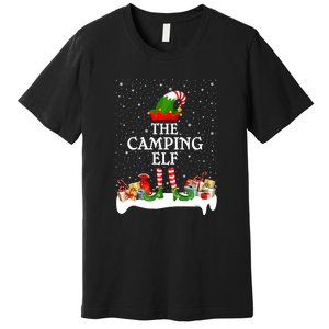 The Camping Elf Family Matching Group Gift Premium T-Shirt