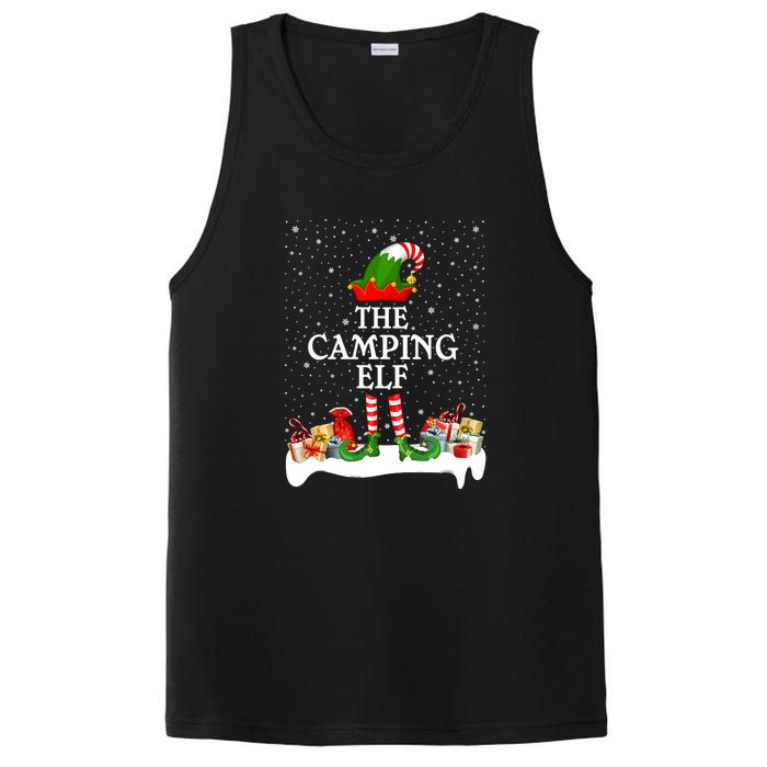 The Camping Elf Family Matching Group Gift PosiCharge Competitor Tank