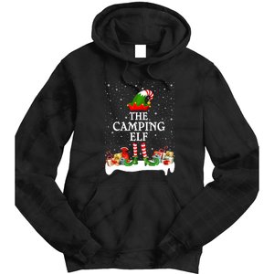 The Camping Elf Family Matching Group Gift Tie Dye Hoodie