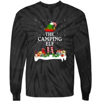 The Camping Elf Family Matching Group Gift Tie-Dye Long Sleeve Shirt