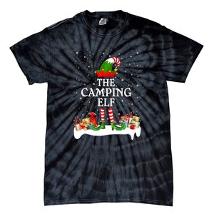 The Camping Elf Family Matching Group Gift Tie-Dye T-Shirt