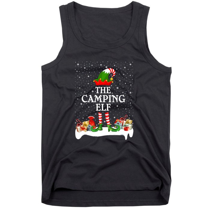 The Camping Elf Family Matching Group Gift Tank Top