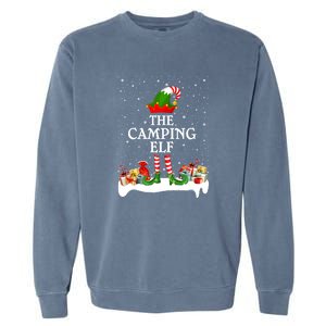 The Camping Elf Family Matching Group Gift Garment-Dyed Sweatshirt