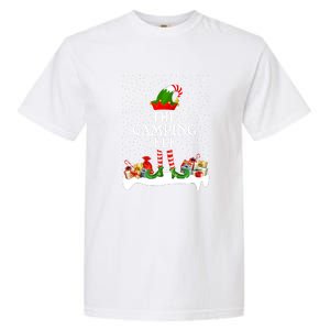 The Camping Elf Family Matching Group Gift Garment-Dyed Heavyweight T-Shirt