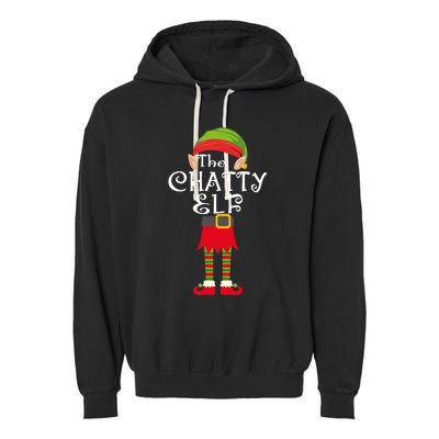 The Chatty Elf Garment-Dyed Fleece Hoodie