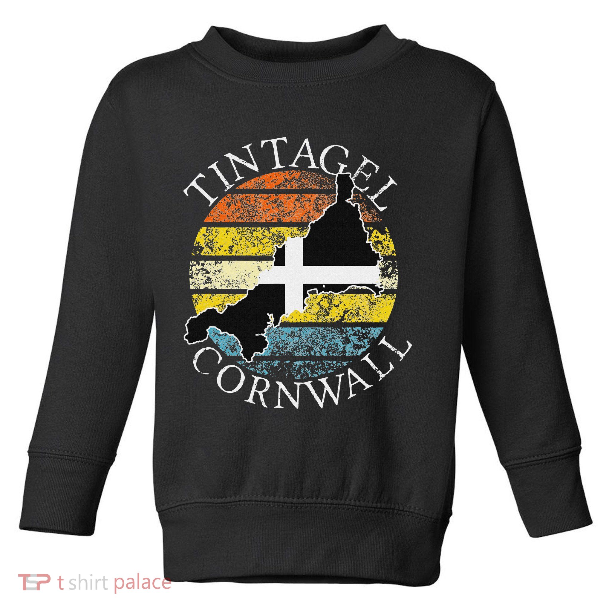 Tintagel, Cornwall England Celtic Design Gift Toddler Sweatshirt