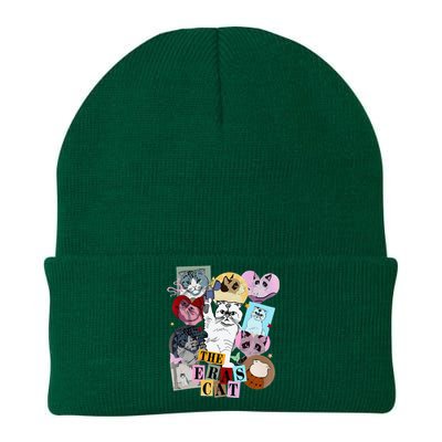 The Cat Eras In My Cat Mom Era Cat Lover  Knit Cap Winter Beanie