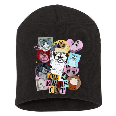 The Cat Eras In My Cat Mom Era Cat Lover  Short Acrylic Beanie