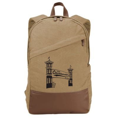 True Clevelander! Euclid Beach Park Arch in Cleveland Ohio Cotton Canvas Backpack
