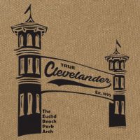 True Clevelander! Euclid Beach Park Arch in Cleveland Ohio Cotton Canvas Backpack