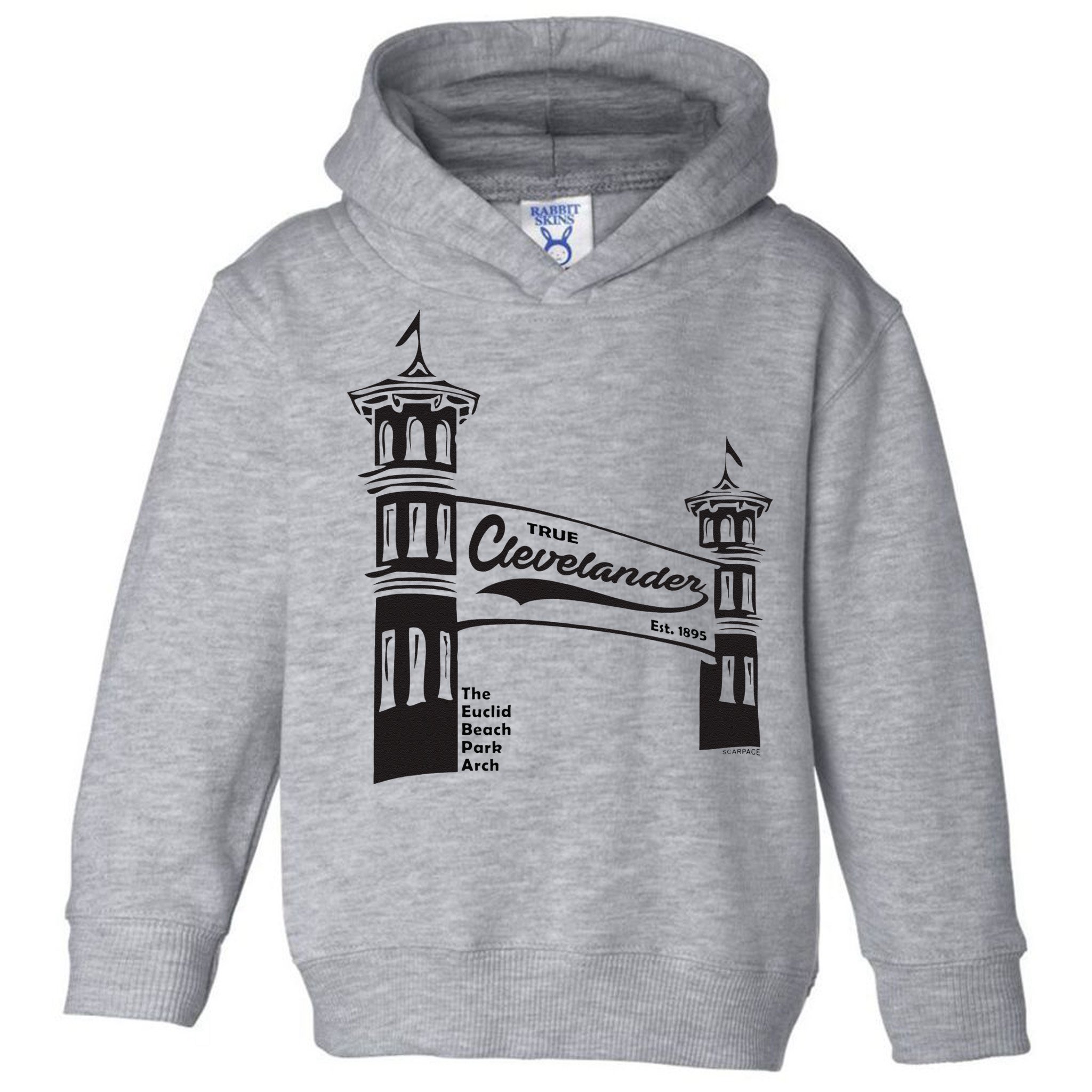 True Clevelander! Euclid Beach Park Arch in Cleveland Ohio Toddler Hoodie