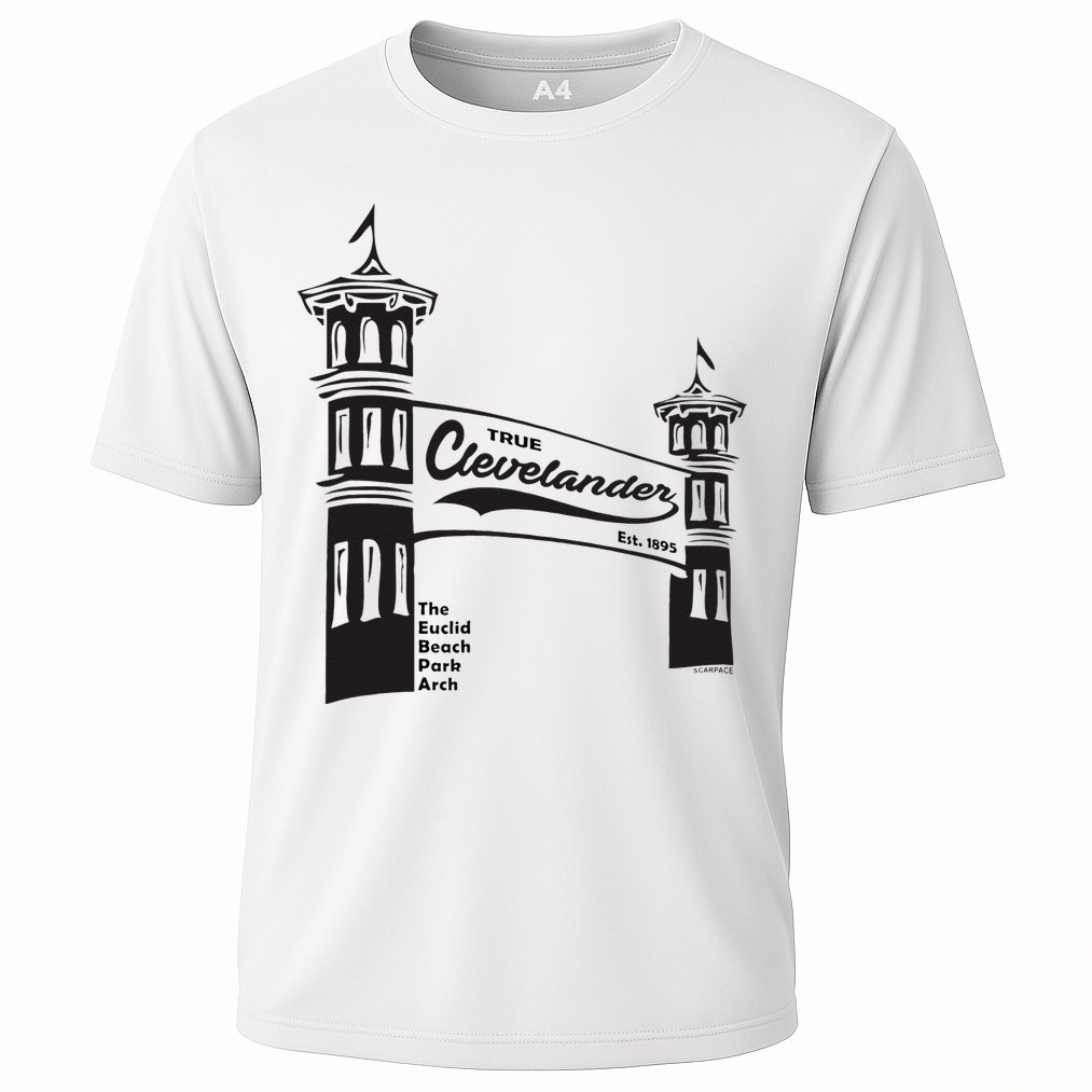 True Clevelander! Euclid Beach Park Arch in Cleveland Ohio Performance Shirt