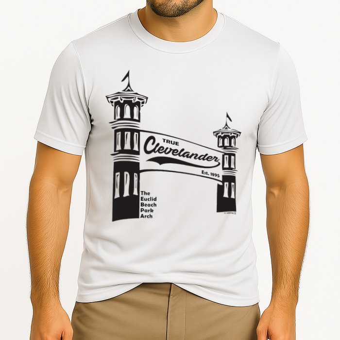 True Clevelander! Euclid Beach Park Arch in Cleveland Ohio Performance Shirt