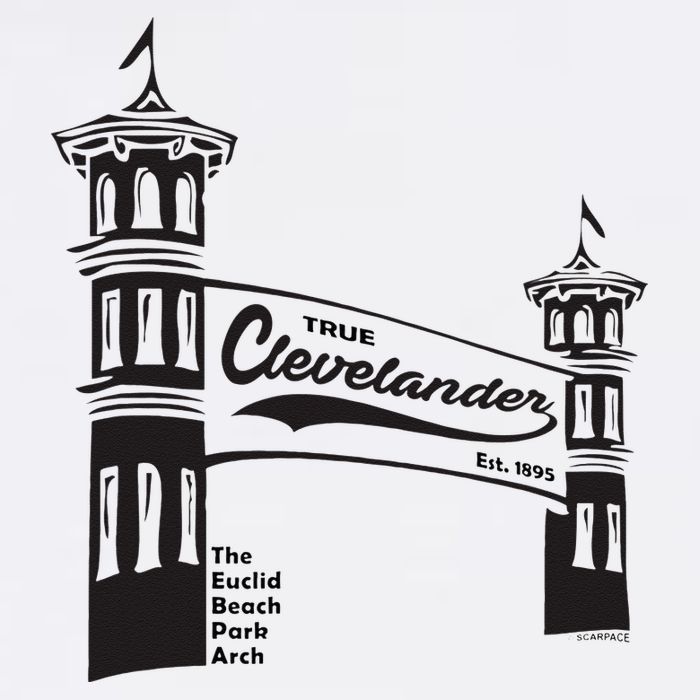 True Clevelander! Euclid Beach Park Arch in Cleveland Ohio T-Shirt