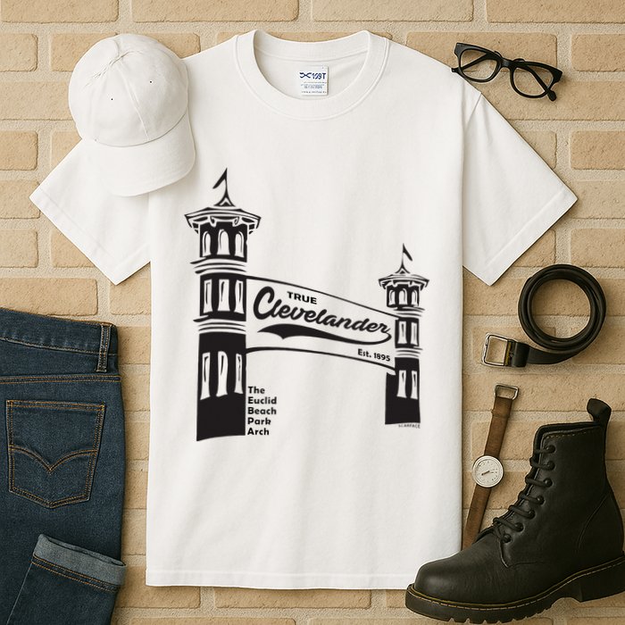 True Clevelander! Euclid Beach Park Arch in Cleveland Ohio Tall T-Shirt