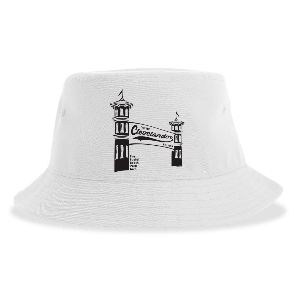 True Clevelander! Euclid Beach Park Arch in Cleveland Ohio Sustainable Bucket Hat