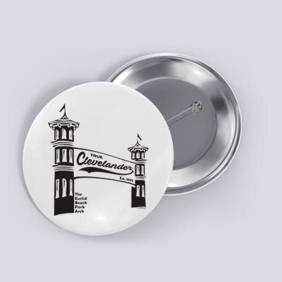 True Clevelander! Euclid Beach Park Arch in Cleveland Ohio Button
