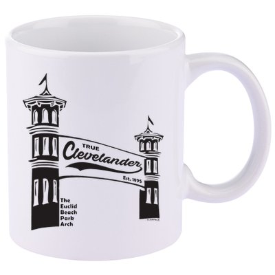 True Clevelander! Euclid Beach Park Arch in Cleveland Ohio 11oz C Handle Ceramic Mug