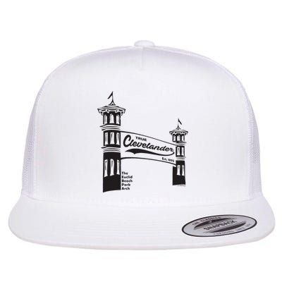 True Clevelander! Euclid Beach Park Arch in Cleveland Ohio Flat Bill Trucker Hat