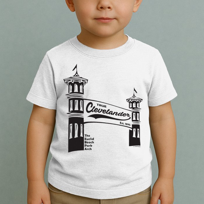 True Clevelander! Euclid Beach Park Arch in Cleveland Ohio Toddler T-Shirt
