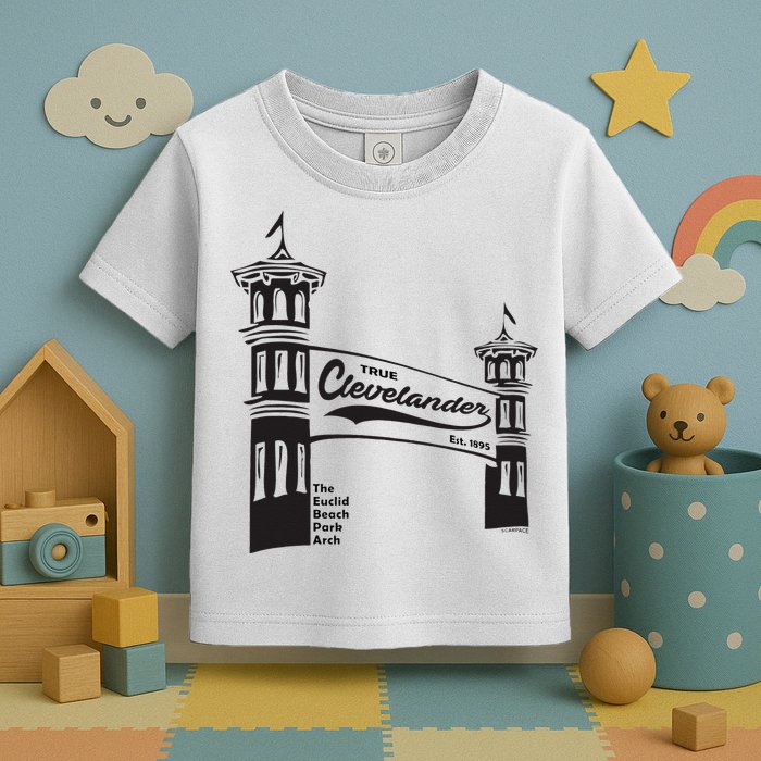 True Clevelander! Euclid Beach Park Arch in Cleveland Ohio Toddler T-Shirt