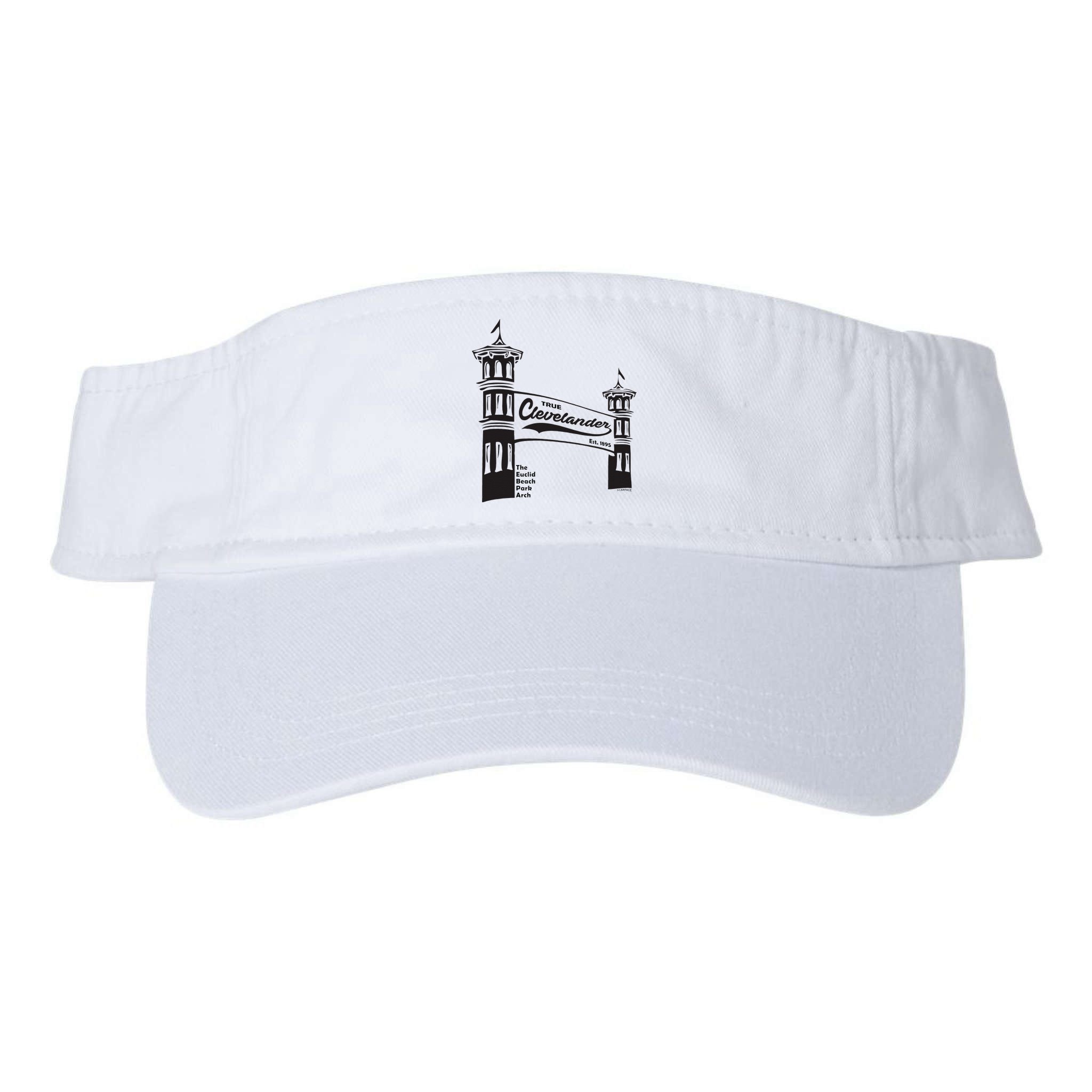 True Clevelander! Euclid Beach Park Arch in Cleveland Ohio Visor