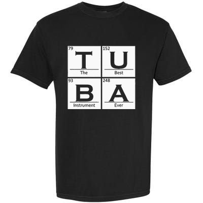 Tuba Chemistry Elements Tubist Jazz Music Tuba Player Garment-Dyed Heavyweight T-Shirt