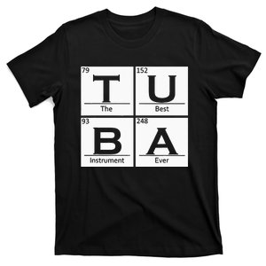 Tuba Chemistry Elements Tubist Jazz Music Tuba Player T-Shirt