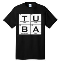 Tuba Chemistry Elements Tubist Jazz Music Tuba Player Tall T-Shirt