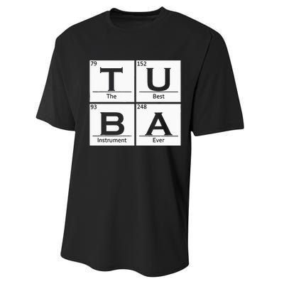 Tuba Chemistry Elements Tubist Jazz Music Tuba Player Performance Sprint T-Shirt