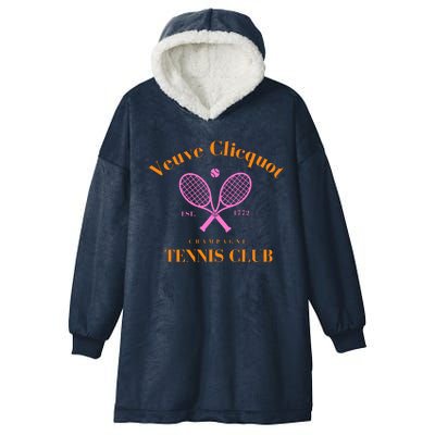 Tennis Club Est 1772 Hooded Wearable Blanket