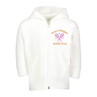 Tennis Club Est 1772 Toddler Zip Fleece Hoodie